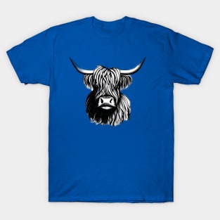 Highland cattle Sketch T-Shirt